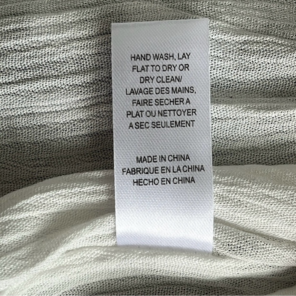 NWOT Allison New York Dropped Waist Women's Black & White Summer Dress - Picture 9 of 10